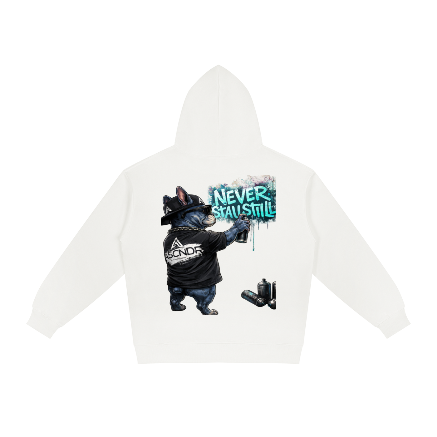 ASCNDR FRENCHIE GRAFFITI - Hoodie